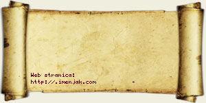 Ana Trakilović vizit kartica